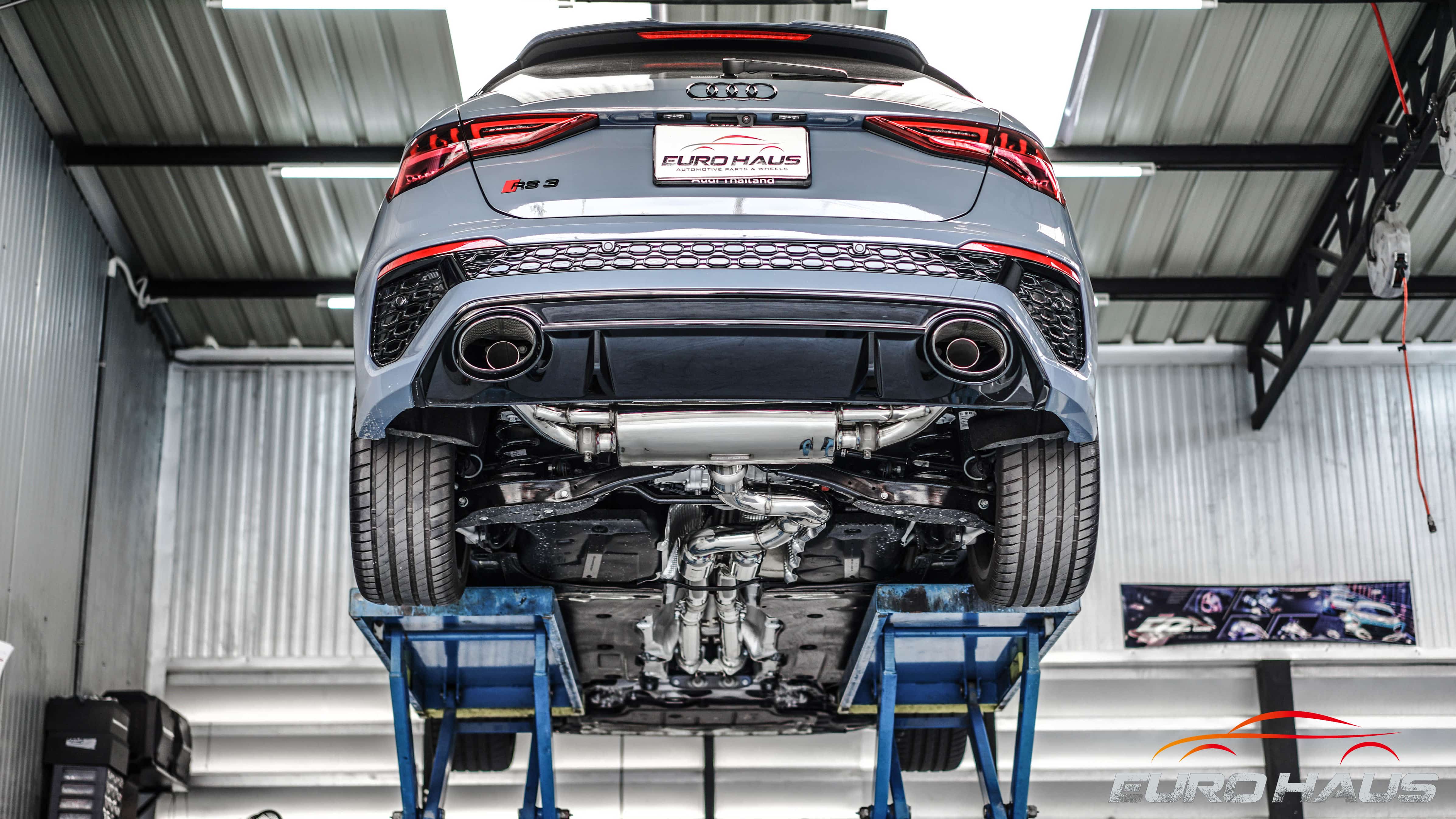 In the name of RS, a sound of racing from Fi EXHAUST for Audi 8Y RS3 Sportback.